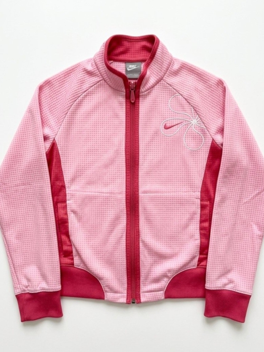 Nike Kids Pink & Dark Pink Full Zip Jacket